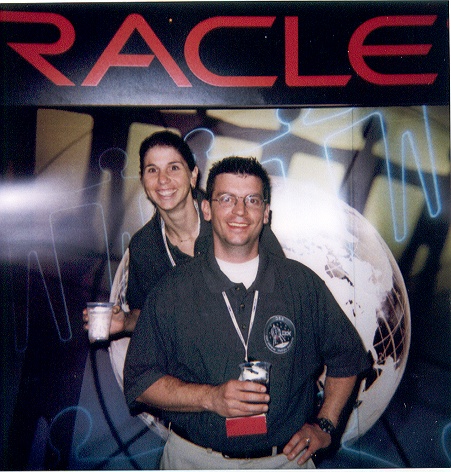 The Oracle booth