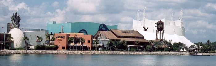 Downtown Disney, not far from the hotel