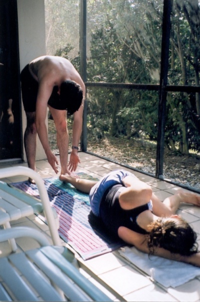 Mike and Kelly after a run