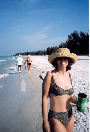 Karen, with Mike and Kelly walking away